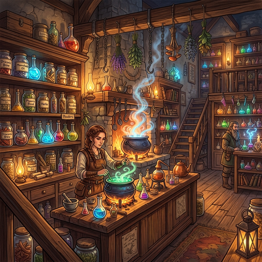 Shop interior